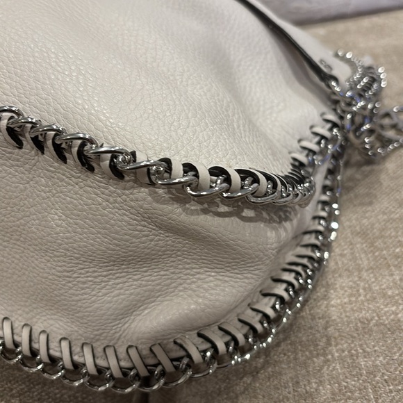 FINAL PRICE~Michael Kors Winter White Pebbled Leather Shoulder Bag~EUC - Picture 5 of 16